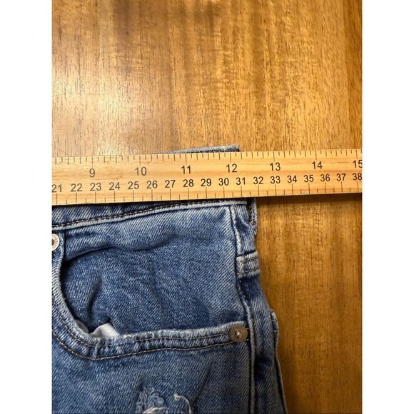 Everlane Up Cycled The Way-High Jeans Organic Cotton Blue Denim Womens size 24 - Picture 5 of 7